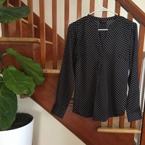 The Limited Polka - Dot Blouse